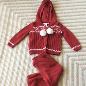 Janie and Jack 2 Piece Sweater Outfit
